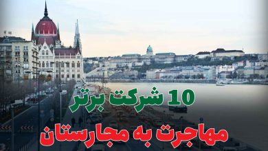 10 شرکت برتر مهاجرت به مجارستان
