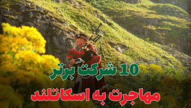 10 شرکت برتر مهاجرت به اسکاتلند