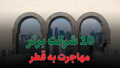 10 شرکت برتر مهاجرت به قطر